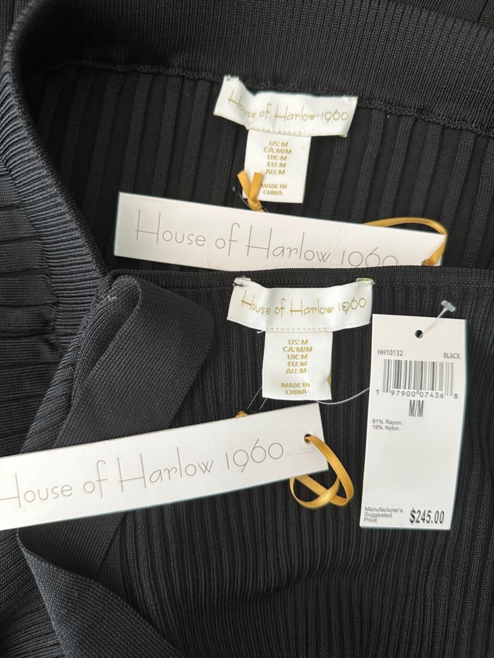 House of Harlow 1960 Ribbed Crop Top & Skirt Set - Picture 6 of 8